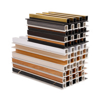 Panneau mural composite en bois et plastique écologique Panneau mural décoratif d'intérieur pour plafond en PVC étanche à l'eau