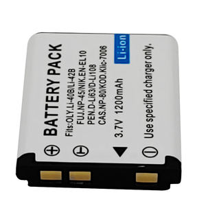 3,7 В 1200 мАч литий-ионная аккумуляторная цифровая батарея для Olympus Li-40B Li-42B NP-45 батарея камеры - Product Image 6