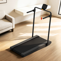 Tapis de marche électrique pliable PT1 avec inclinaison et plaque vibrante, écran LED, portable pour la maison et la salle de sport