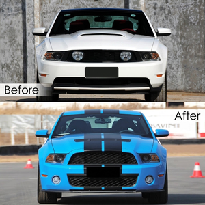 Kit de Carrocería Completo Estilo GT500 para Ford <span class=keywords><strong>Mustang</strong></span> 2010-2014, Parachoques Delantero y Trasero, Actualización Facelift, con Difusor de Capó - Product Image 6