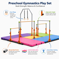 Barre de gymnastique pour enfants en acier, équipement de fitness, activité physique préscolaire, centre d'entraînement Montessori, exercice intérieur, équilibre