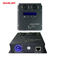 Extenseur de réseau Artnet DMX512 pour scène, boîtier métallique, amplificateur de lumière DMX, décodeur Art-Net, convertisseur d'extension