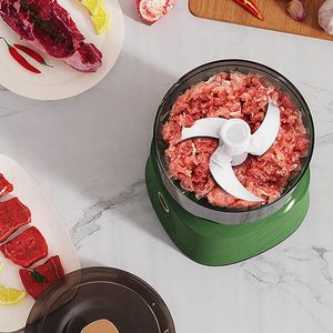 Factory Wholesale Hot Portable <b>USB</b> Ginger Garlic Vegetable Food Chopper Electric Mini Blender <b>Mixer</b> Baby Food Supplement Machine - Product Image 3
