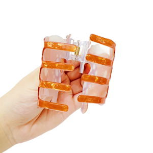 Pinces à cheveux grandes tailles en acrylique, motif animal créatif, forme personnalisée, pour filles, thème cerf, collection 2026 - Product Image 6