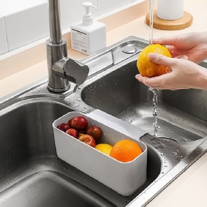 Wholesale Gray <strong>White</strong> Triangle Sink Drainer Kitchen Dishwashing Food <strong>Strainer</strong> Plastic Colander &amp; <strong>Strainer</strong> - Product Image 4