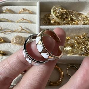 Nuevo estilo <span class=keywords><strong>higienista</strong></span> Dental anillo <span class=keywords><strong>de</strong></span> dientes delicado fino seis anillos <span class=keywords><strong>de</strong></span> dientes <span class=keywords><strong>de</strong></span> oro y plata asistente Dental joyería minimalista - Product Image 5