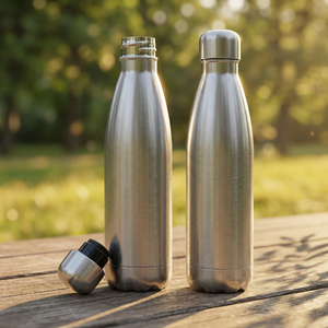 Superior Quality Stainless <b>Steel</b> Vacuum <b>Bottle</b> 750ml Cola Round Shape Double Wall Insulated Water <b>Bottle</b> for Daily Hydration - Product Image 1