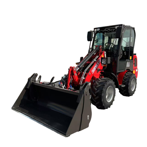 รถตักล้อยางดีเซล HZM 810 สีแดง อุปกรณ์ก่อสร้างสำหรับงานหนัก - Product Image 1