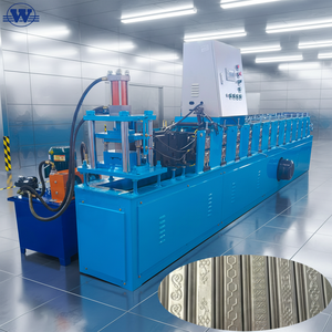 Hot Sale High-Accuracy Automatic Motor-Driven Door Frame Roll Forming Machine for Metal <b>Shutter</b> Doors 380V/440V/220V Voltage - Product Image 1