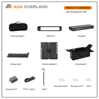 Banque de puissance de lumière de camping rechargeable extérieure multifonctionnelle ADA OVERLAND avec des avantages portables
