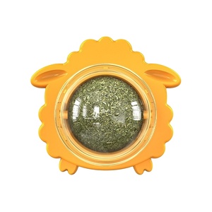 Empaquetado de logotipo personalizado, producto para mascotas, lindos juguetes para gatos para masticar, lamer, relajarse, Bola de pared, juguete de hierba gatera para gatito, León, gato, Bola de hierba gatera - Product Image 2