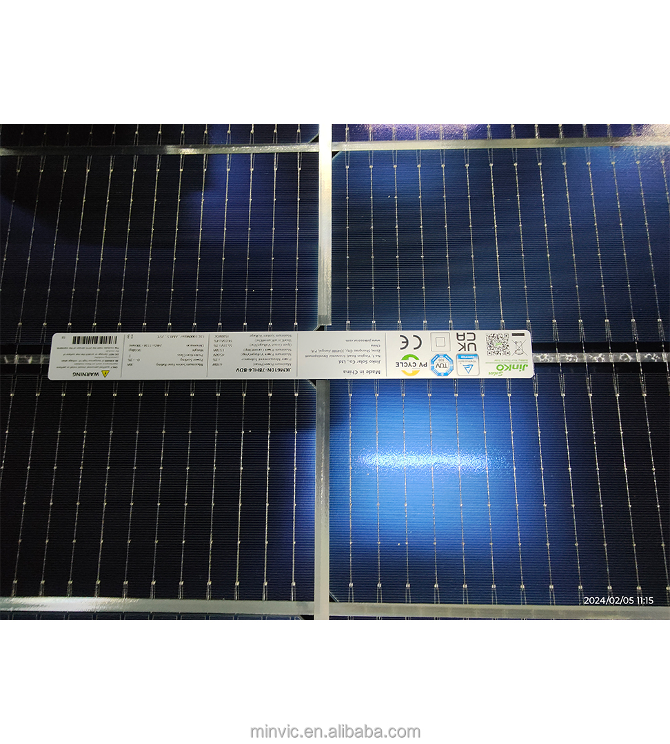 Jinko 630W PV Tiger Neo N-Type Solar Panels - Efficient Power