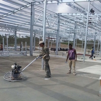 Marco de estructura de acero aislado para almacén, cobertizo de acero de construcción prefabricado