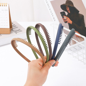 Bandeaux unisexes en plastique aux dents courtes pour femmes, accessoires de maquillage pour le visage, couvre-chef - Product Image 4