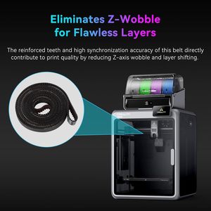 ครีลิตี้ เค 2 โปร ซี แอกซ์ ริง เบลท์แกนไฟเบอร์กลาสความแข็งแรงสูงแกน Z คู่อุปกรณ์เสริมเครื่องพิมพ์ 3 มิติ - Product Image 3