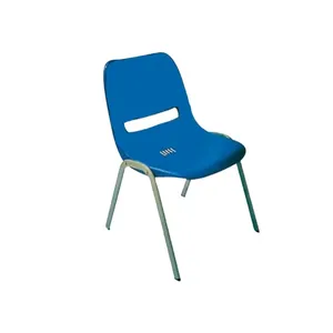 high quality plastic chair Modern design school sets study table chair for library