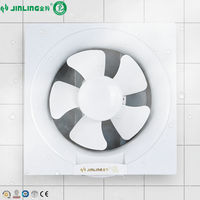 6 pouces en plastique persiennes ventilateur d'extraction montage mural salle de bain Ventilation électrique mécaniquement vente directe d'usine pour usage domestique