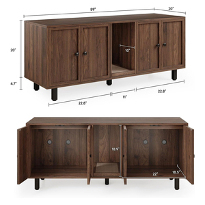 Muebles JIAMEIJIA, Gabinete para Gatos de Madera Marrón con Refugio Oculto, Venta al Por Mayor, OEM, ODM - Product Image 2
