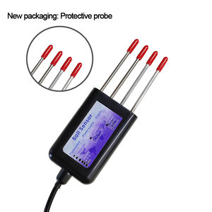 RS485 oouput เซ็นเซอร์คุณภาพดินอัจฉริยะ, เซ็นเซอร์วัดระดับความชื้นในดินมีหลายพารามิเตอร์ <span class=keywords><strong>EC</strong></span> ความเค็ม NPK ค่า <span class=keywords><strong>pH</strong></span> 8 in 1เมตรเซ็นเซอร์วิเคราะห์ - Product Image 4