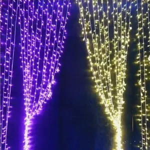 Hot Sell Wasserfall Weihnachts beleuchtung führte Vorhang Licht