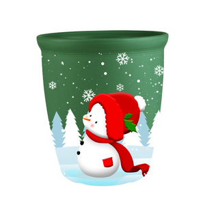 Suministros de adornos navideños Regalos corporativos <span class=keywords><strong>Maceta</strong></span> para exteriores <span class=keywords><strong>Maceta</strong></span> pequeña de 2 galones <span class=keywords><strong>Maceta</strong></span> de plástico - Product Image 4