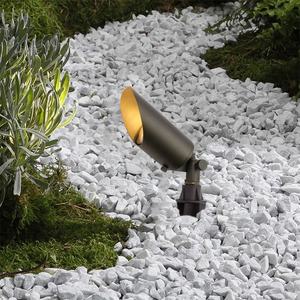 Лидер продаж, литая под давлением латунная водонепроницаемая лампа низкого напряжения для ландшафтного освещения, уличный светодиодный прожектор с колом - Product Image 3