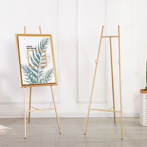 Support photo en fer <span class=keywords><strong>doré</strong></span> pour mariage, support de bienvenue pour affichage de photos élégantes de mariage - Product Image 2