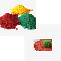 Colorant pour paillis et colorant Oxyde de fer Pigment rouge pour client américain Application de béton de ciment