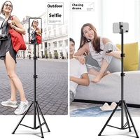 Trépied de sol et de bureau en alliage d'aluminium de 1,2 mètre avec verrouillage sans fil pour téléphone portable, photographie et projecteur - Usine