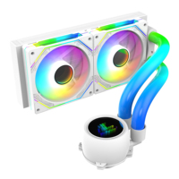 Refroidisseur d'eau CPU haute performance 240MM rvb ordinateur CPU radiateur ARGB ventilateur affichage température liquide refroidisseur pour ordinateur CPU