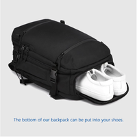 Untuk Tas Ransel Laptop Tahan Air Oxford Unisex dengan Port Pengisian Daya USB, Penutup Ritsleting, Kapasitas 20-39L untuk Perjalanan Bisnis Luar Ruangan.