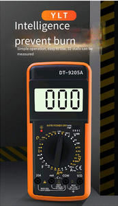 มัลติมิเตอร์ดิจิตอลอิเล็กทรอนิกส์รุ่น DT9205A พร้อมระบบปิดอัตโนมัติและสายวัดแบบเบลท์ - Product Image 3