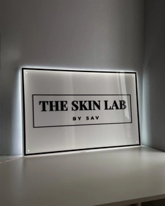 Drop Ship Custom Business Logo Acrílico <span class=keywords><strong>LED</strong></span> Neon Signs Backlit Sign Acrílico Metal Sinais para Salão de Beleza Nail Hair Studio - Product Image 2