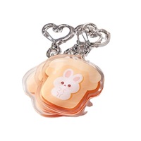 Porte-clés en Acrylique Personnalisés Transparents, Anneaux de Porte-clés pour Loisirs Créatifs, Pendentifs en Acrylique Clairs et Colorés à Faire Soi-même, Vente en Gros