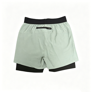2-in-1 Marathon <b>Shorts</b> Men with Inner <b>Compression</b> Liner Quick Dry Moisture Wicking Athletic for Long Distance Running Race - Product Image 1