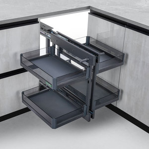 <span class=keywords><strong>Organizadores</strong></span> de Gabinetes de <span class=keywords><strong>Cocina</strong></span>, Cesta Esquinera Extraíble, Cesta Mágica para Esquina - Product Image 3