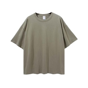 Camiseta Extra Grande para Hombre, Color Sólido, Algodón Suave, Ropa Casual de Calle - Product Image 6