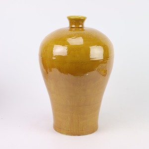 Jarrón de <span class=keywords><strong>Porcelana</strong></span> Antigua de la Dinastía <span class=keywords><strong>Ming</strong></span>, Bajo Esmalte, Hecho a Mano, de Lujo, Tallado con Dragón Chino y Flor de Ciruelo, para Colección y Decoración del Hogar - Product Image 2