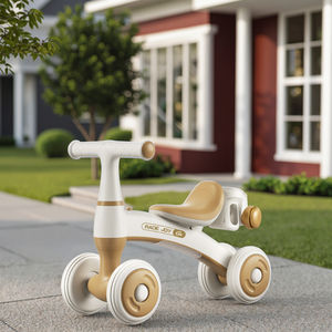 Новый модный легкий четырехколесный балансировочный велосипед-каталка 3-в-1 из пластика для детей 0-3 месяцев, без педалей - Product Image 2