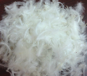 Pluma de ganso 90/10, blanca, lavada, de alta potencia, fabricación de fábrica - Product Image 5