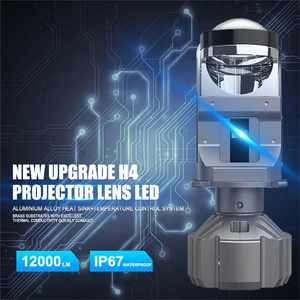 Super brillante <span class=keywords><strong>Mini</strong></span> Canbus H4 LED coche faro bombillas 6500K lente Auto lámpara H4 haz Alto y Bajo para coches motocicleta - Product Image 1