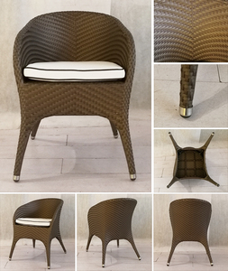 <span class=keywords><strong>Fauteuil</strong></span> de <span class=keywords><strong>bistrot</strong></span> en <span class=keywords><strong>rotin</strong></span> européen imperméable en plastique, mobilier d'extérieur pour hôtel, style français, salle à manger, livraison gratuite - Product Image 5