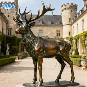 Estatua de <span class=keywords><strong>Alce</strong></span> de Bronce Fundido a <span class=keywords><strong>Tamaño</strong></span> <span class=keywords><strong>Real</strong></span> para Decoración de Jardín Exterior, Reno de Latón en Venta - Product Image 2