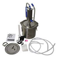 Équipement de distillation industrielle de laboratoire 12L-60L Extracteur à vapeur d'huile distillateur d'huile essentielle pure avec sas