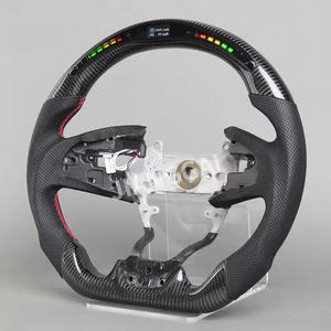 พวงมาลัยคาร์บอนไฟเบอร์แบบสปอร์ต LED สำหรับ Honda Civic Gen 10th <span class=keywords><strong>Type</strong></span> <span class=keywords><strong>R</strong></span> <span class=keywords><strong>Fk1</strong></span> Fk8 รุ่นปี 2016-2021 รับผลิตตามสั่งขายส่ง - Product Image 1