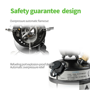 Réchaud à essence portable en acier inoxydable et cuivre <span class=keywords><strong>pour</strong></span> la cuisine en plein air et le camping, directement de l'usine BRS - Product Image 3