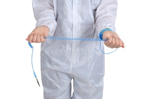 <span class=keywords><strong>Bracelet</strong></span> de poignet ESD réglable de haute qualité <span class=keywords><strong>Bracelet</strong></span> bleu antistatique de 1.8m avec fil de terre en PVC PU pour tapis - Product Image 3