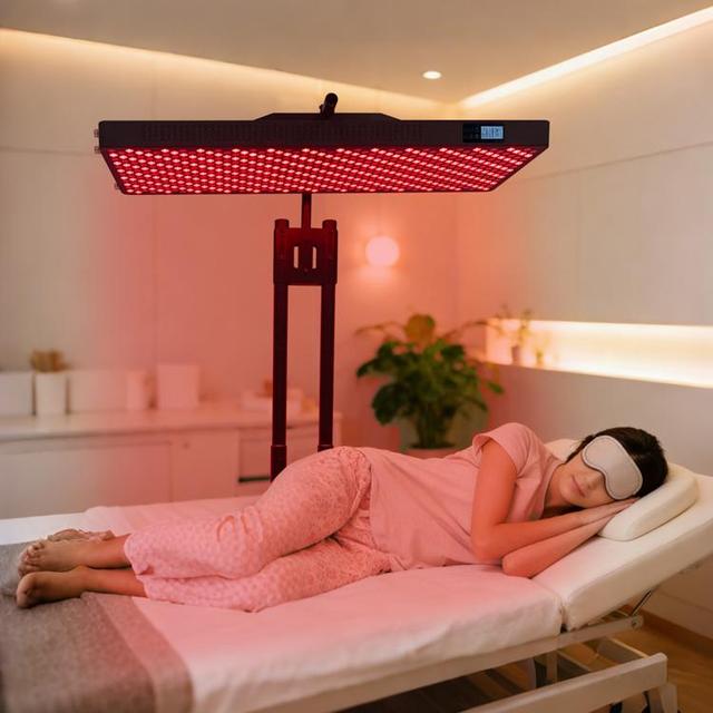 REDSKY Premium 660nm 850nm Red Light Therapy Device 3500W Full Body Near Infrared Red LED Light Therapy Panel with Stand