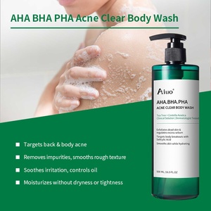 Gel Douche Corporel <span class=keywords><strong>AHA</strong></span> <span class=keywords><strong>BHA</strong></span> PHA Marque Blanche Nourrissant Anti-Âge Arbre à Thé Centella Anti-Acné Naturel aux Herbes - Product Image 5