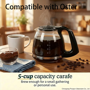 Cafetière à filtre avec carafe transparente, capacité 750 ml, écologique, pour la maison et la cuisine, boissons chaudes - Product Image 3